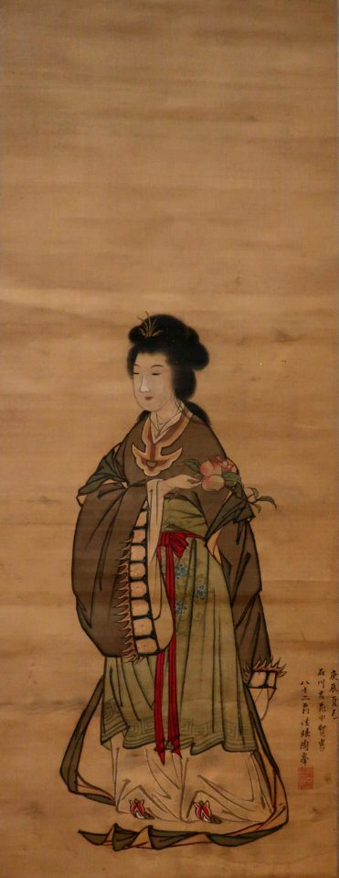 Queen Mother of the West with Peaches by Mori Shūho, Honolulu Museum of Art 2008.0005
