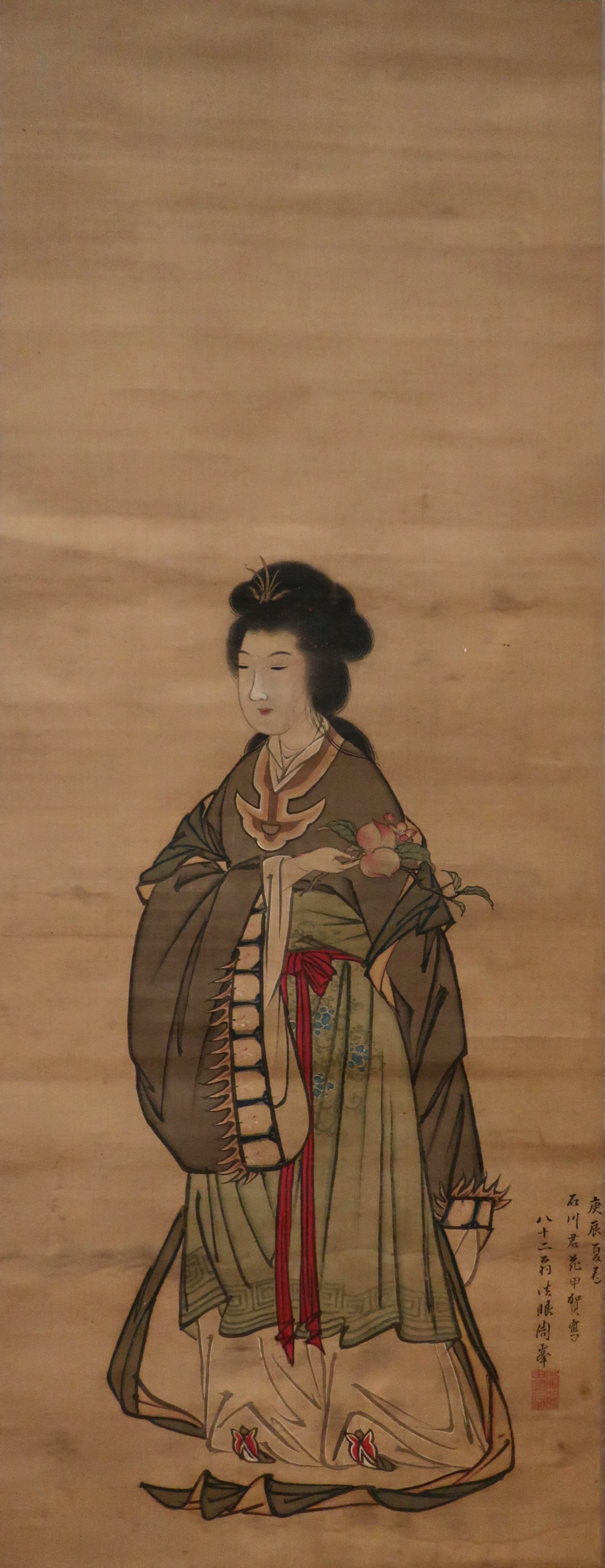 Queen Mother of the West with Peaches by Mori Shūho, Honolulu Museum of Art 2008.0005