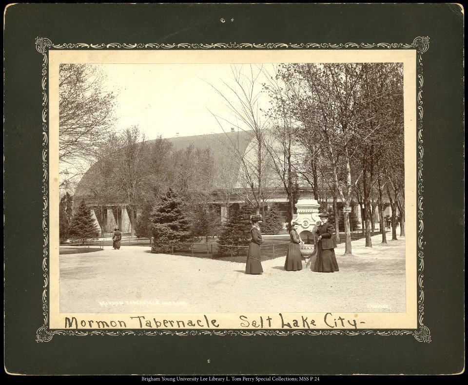 Mormon Tabernacle Salt Lake City, C.R. Savage.