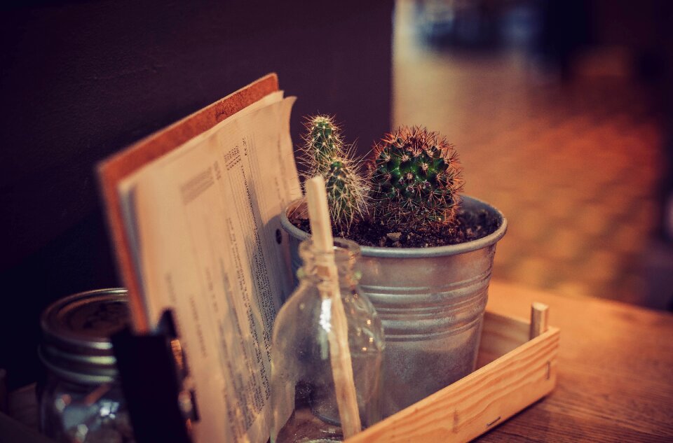 Glass jar decorative