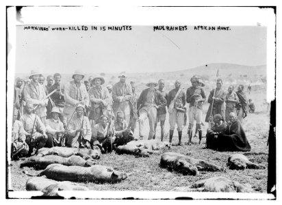 Mornings' work - killed in 15 minutes - Paul Rainey's African hunt. LCCN2014692027