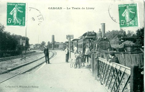 MOQUET - GARGAN - Le train de Livry photo