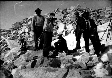 Moraine du Néthou, ascension Béraldi - Béraldi père et fils, Vives, Spont, Jean Angusto
