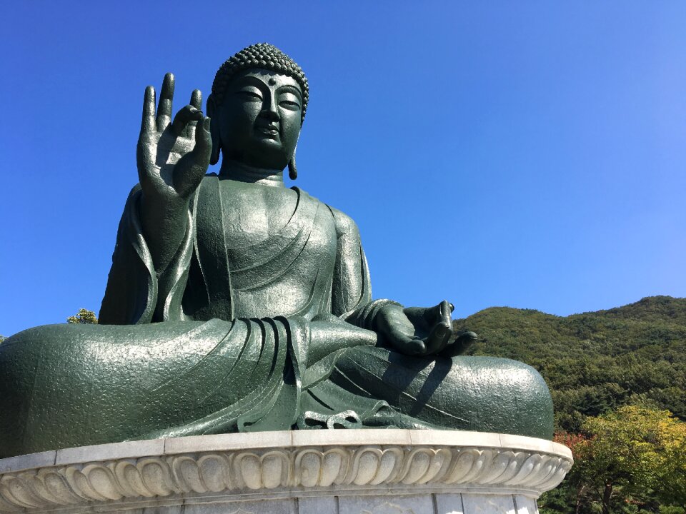Autumn sky temple buddhism