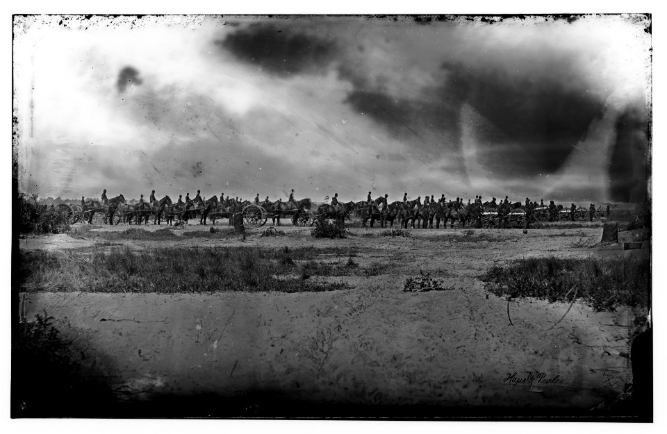 Morris Island, South Carolina. Unidentified artillery unit LOC cwpb.04753