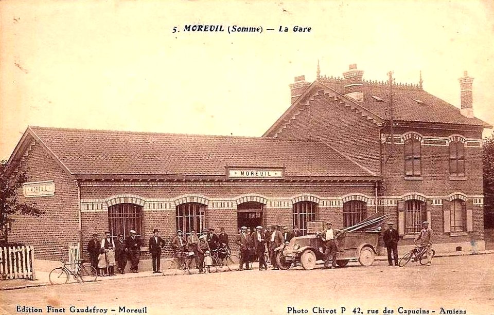 Moreuil (80), la nouvelle gare