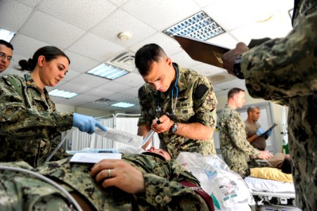 Mass casualty exercise 130725-N-LE393-158