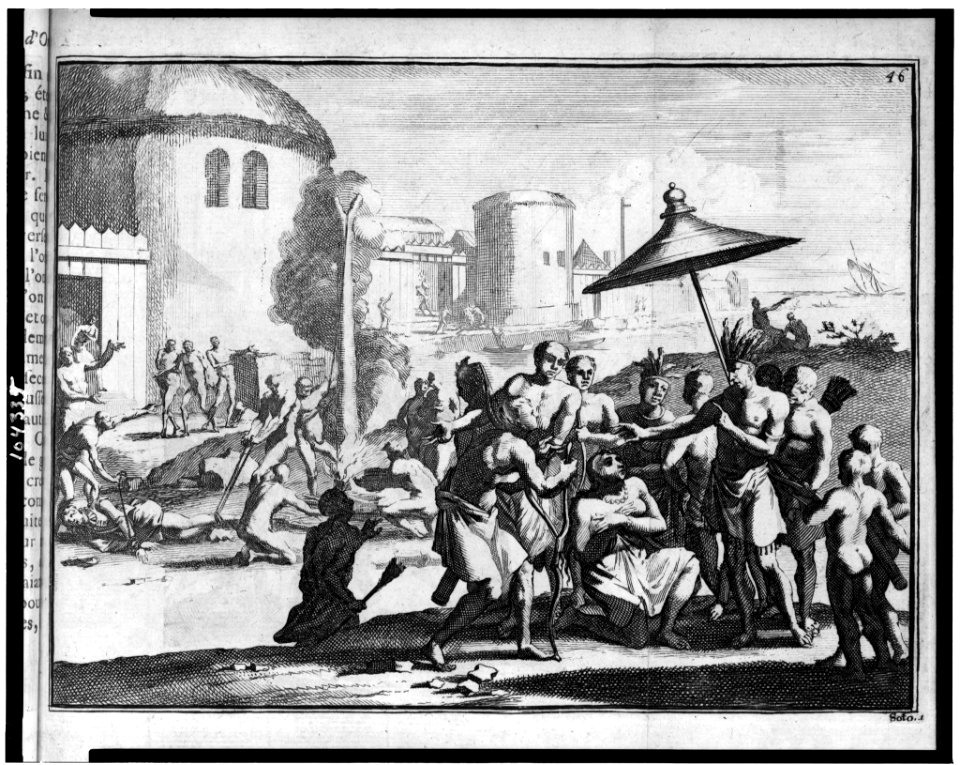 Mort de trois Espagnols, & le tourmens que soffrit Jean Ortis LCCN91796722