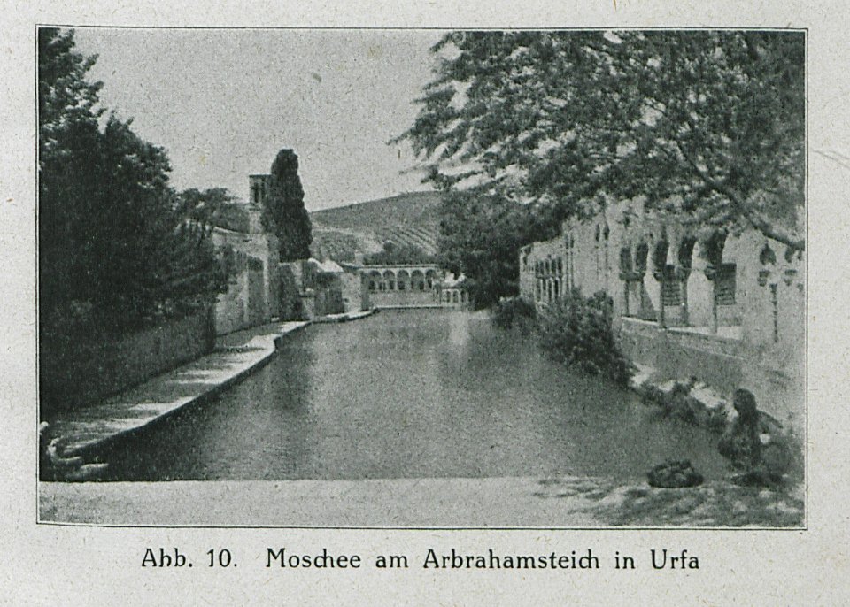 Moschee am Abrahamsteich in Urfa - Banse Ewald - 1919
