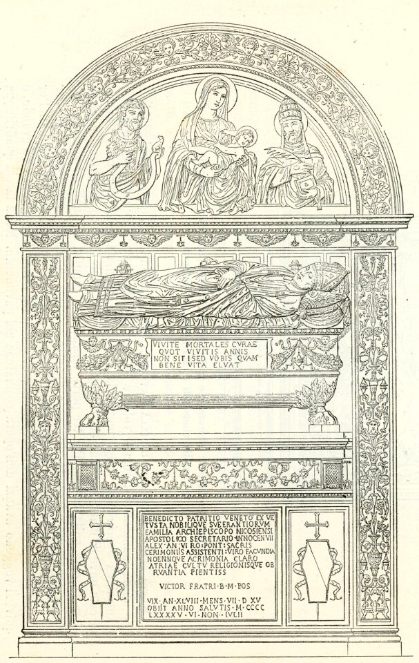 Monumento a Benedetto Superanzi chiesa di S Maria sopra Minerva