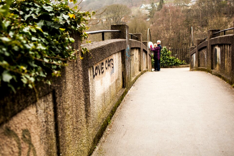 Wall path people