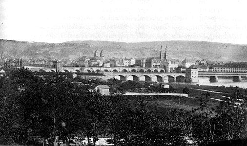 Moselfront Koblenz 1880