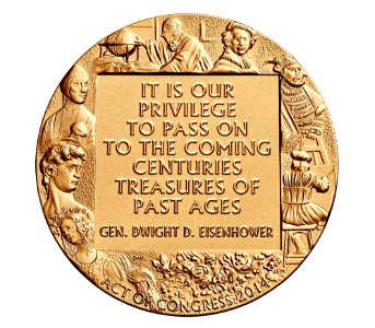 Monuments Men Congressional Gold Medal (reverse)
