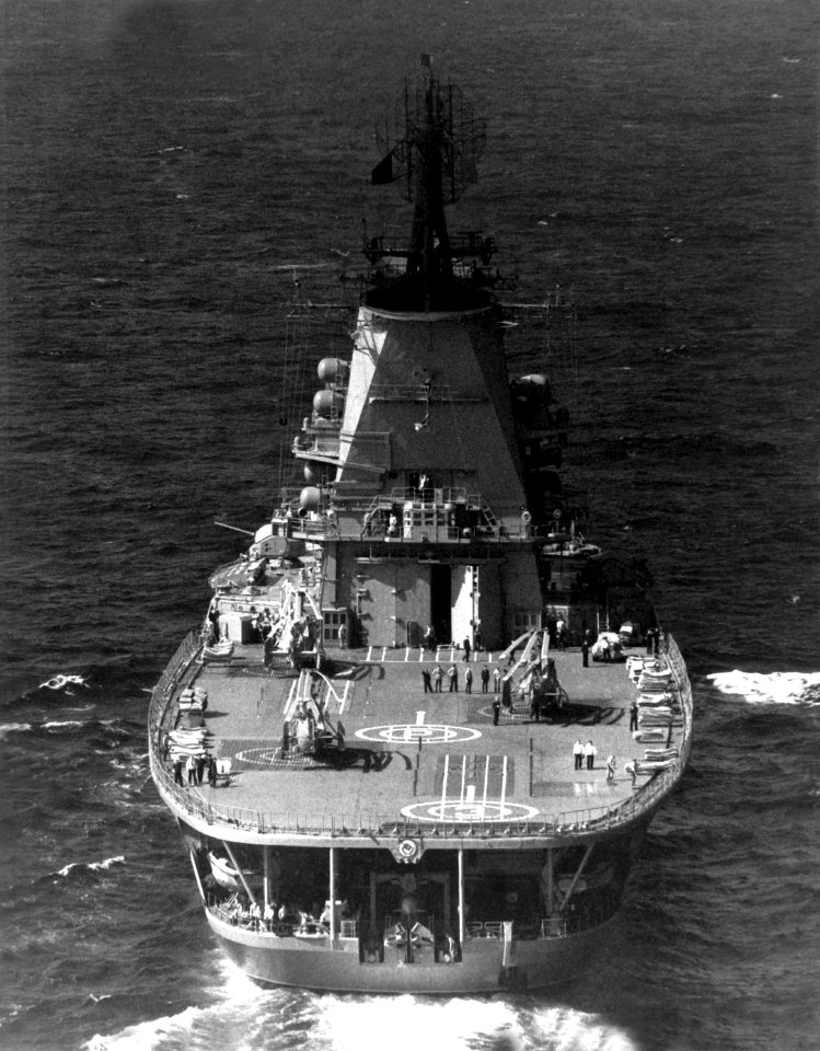 Moskva class helecopter carrier - rear
