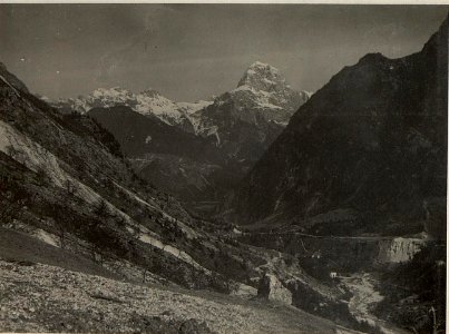 Moscenzastellungen. Blick auf den Predil und Mangart. (BildID 15471016)