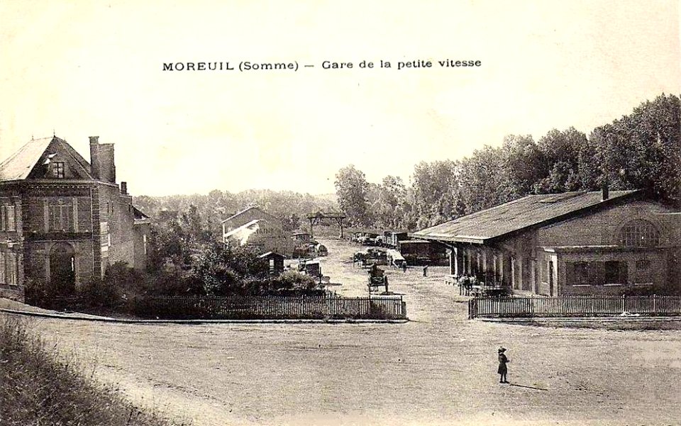 Moreuil (80), la cour de marchandises