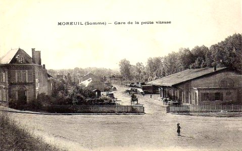 Moreuil (80), la cour de marchandises