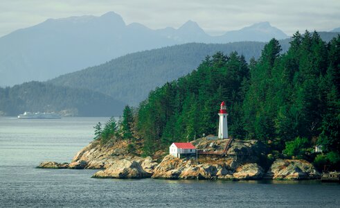 Canada beacon coastline photo