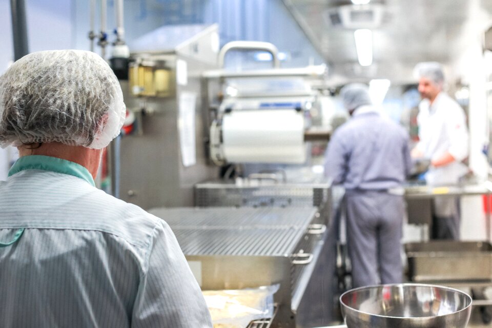 Production peel potatoes gastronomy