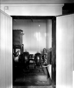 Motor Alternator Room on the 'Aquitania' (1914) RMG G10864