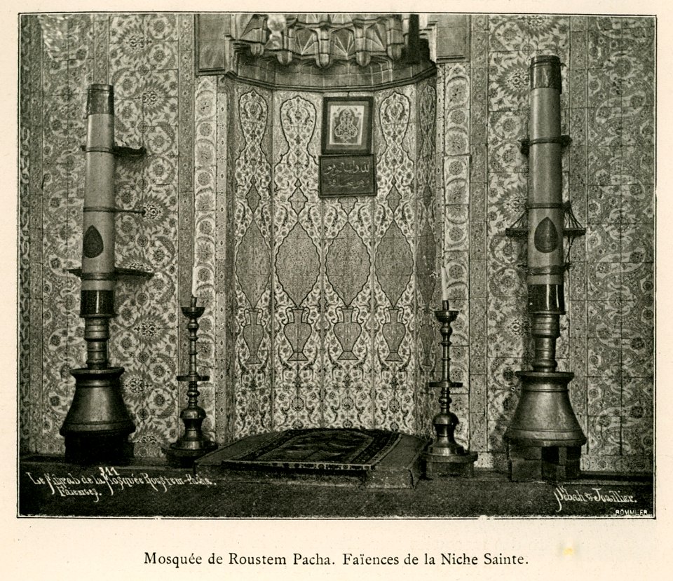 Mosquée de Roustem Pacha Faïences de la Niche Sainte - Barth Hermann - 1913