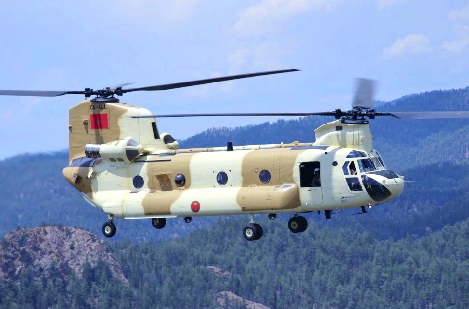 Moroccan refurbished CH-47