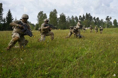 Training officers armed forces photo