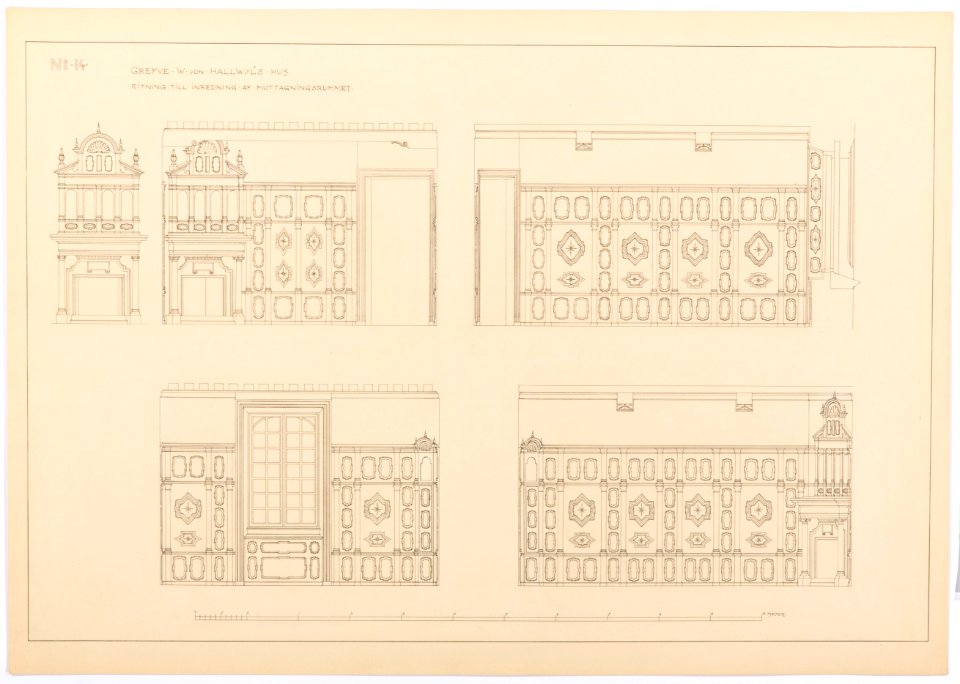 Mottagningsrummet i Hallwylska palatset - Hallwylska museet - 101119