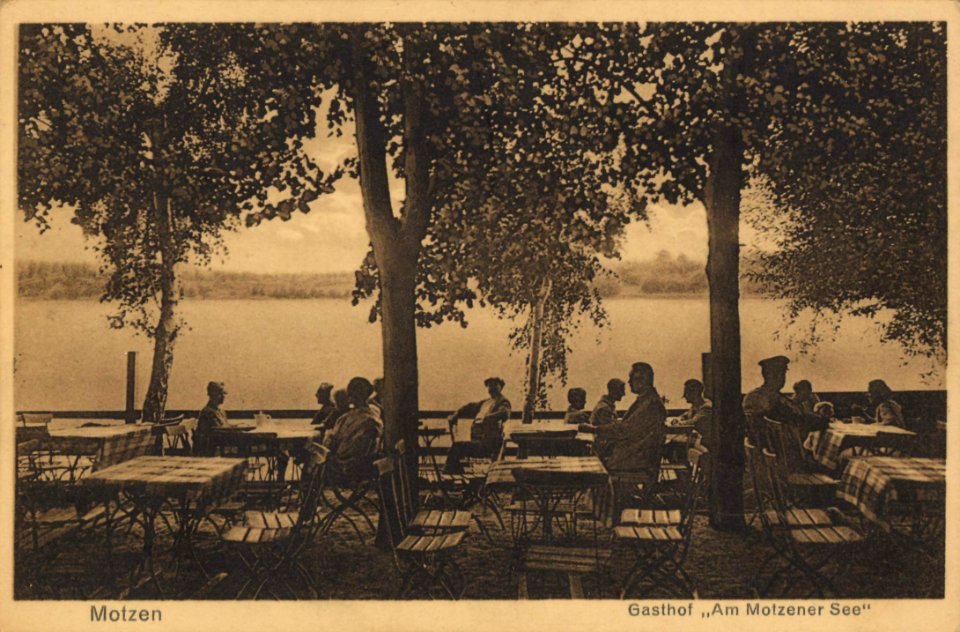 Motzen, Brandenburg - Gasthof Am Motzener See (Zeno Ansichtskarten)