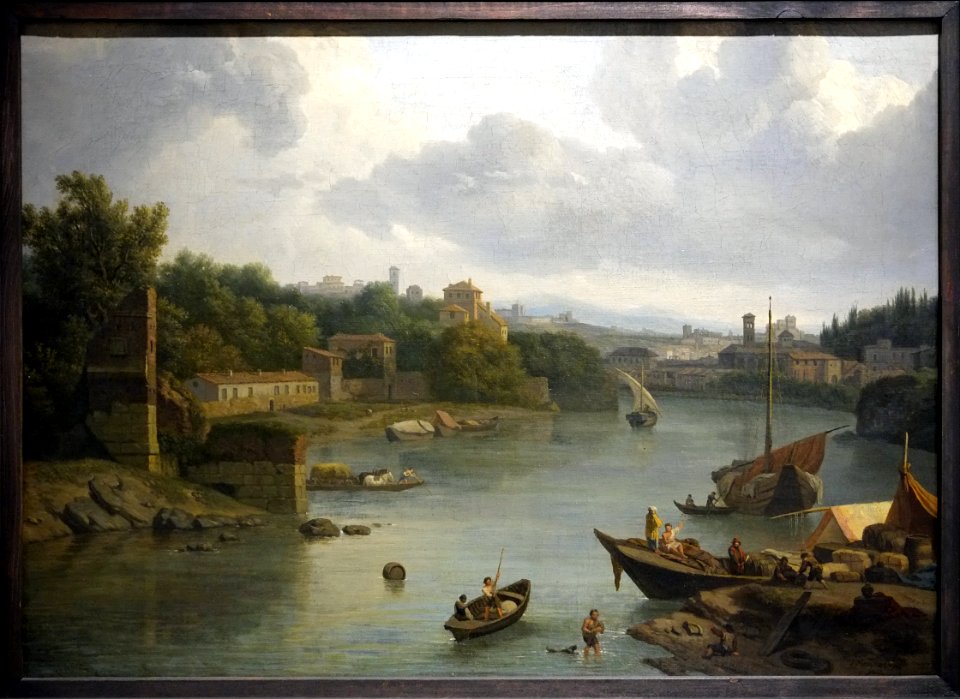 Moucheron View of Rome from Ripa Grande on the Tiber