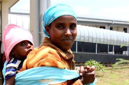 Mother and Baby at a Post-op Visit to the Fistula Hospital in Arba Minch (9502371912)