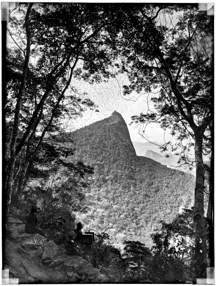 Morro do Corcovado tomado da Floresta da Tijuca - 2
