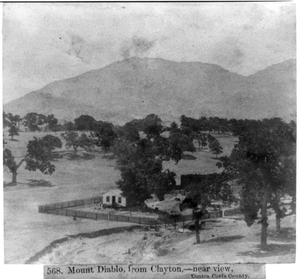 Mount Diablo, from Clayton, - near view, Contra Costa County LCCN2002722045