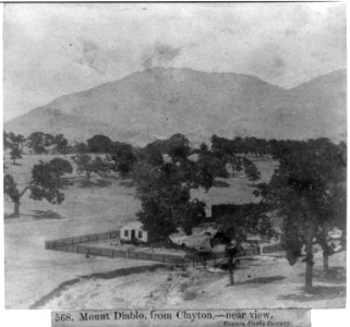 Mount Diablo, from Clayton, - near view, Contra Costa County LCCN2002722045