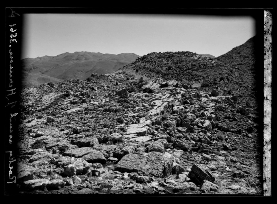 Mount Hermon and vicinity. Rock road up Hermon LOC matpc.15411