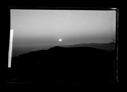 Mount Hermon, scene of the Transfiguration. Sunset from Hermon LOC matpc.22613