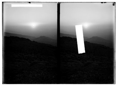 Mount Hermon, scene of the Transfiguration. Sunrise from Hermon LOC matpc.05570