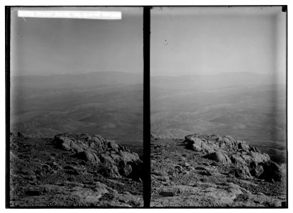 Mount Hermon, scene of the Transfiguration. View looking north from Hermon LOC matpc.05565