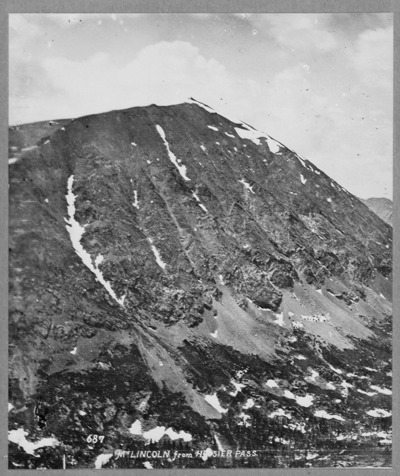 Mount Lincoln, from Hoosier Pass. Park County, Colorado - NARA - 517509