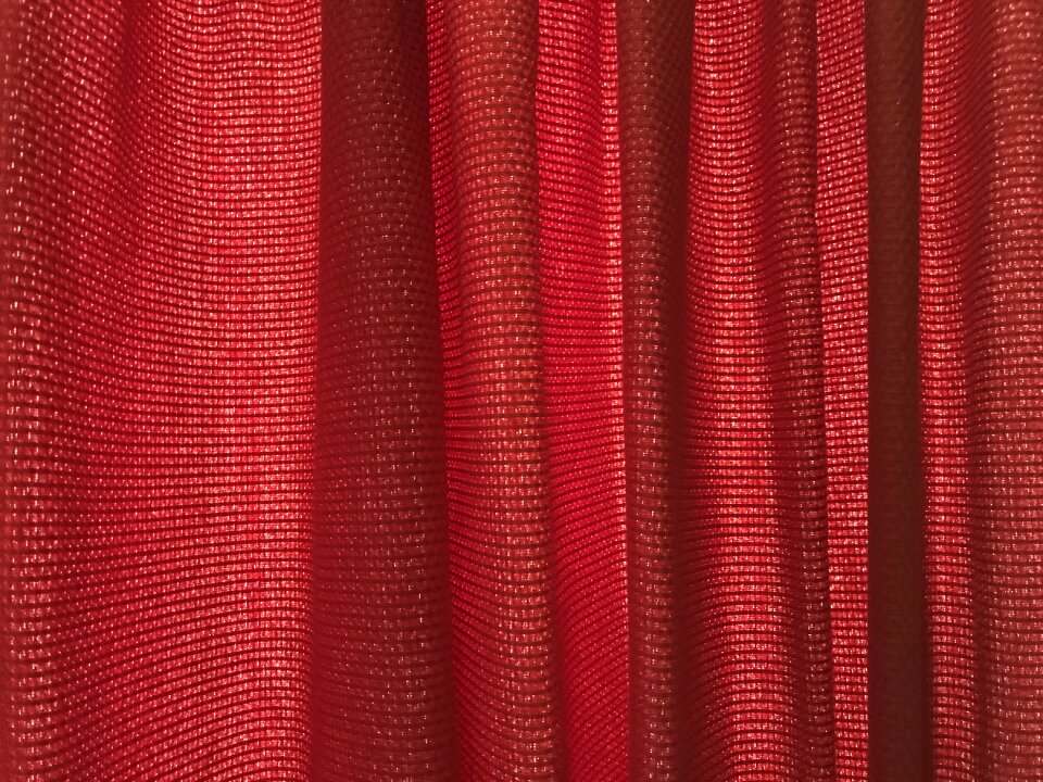 Red curtain theater velvet