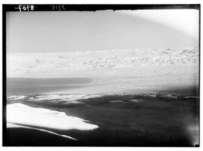 Mount Nebo. 'Jebel Nebba'. The Promised Land from Nebo. Infra-red telephoto showing Jerusalem & Bethlehem LOC matpc.02729