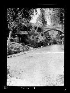 Mount Lebanon. Beirut. Aleih, Ras-el-Metn District. Lebanon. Nebba el-Shaffa. River and shady picnic place LOC matpc.15445