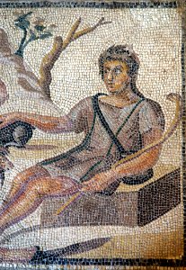 Mosaic of a pastoral scene-Inv 27747-P8190053