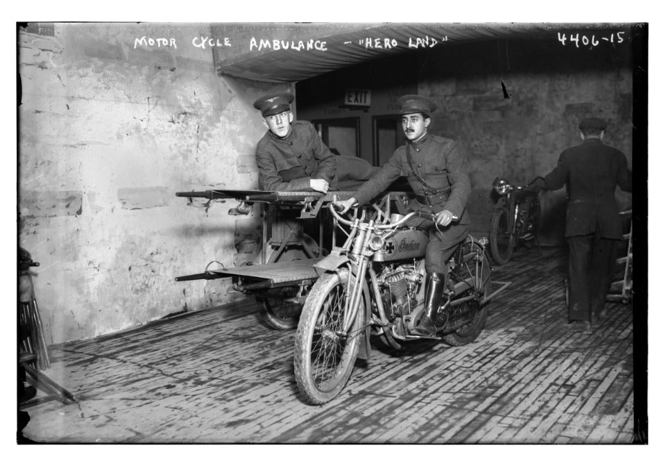 Motor Cycle Ambulance - Hero Land LCCN2014705893
