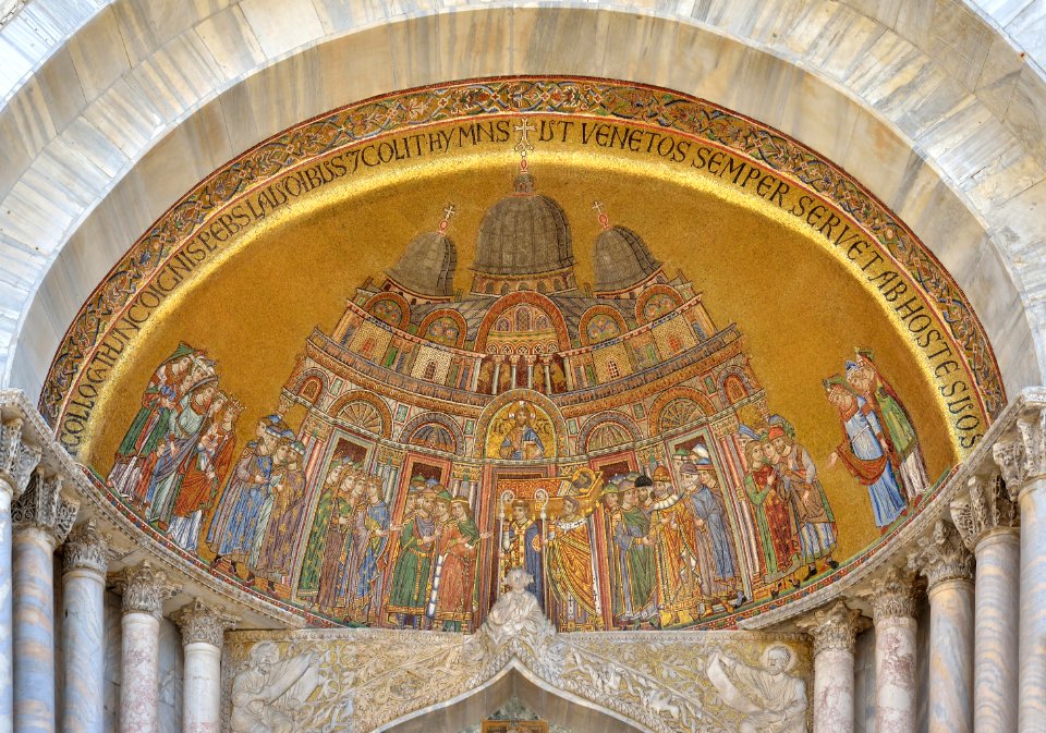 Mosaico traslazione San Marco Venezia