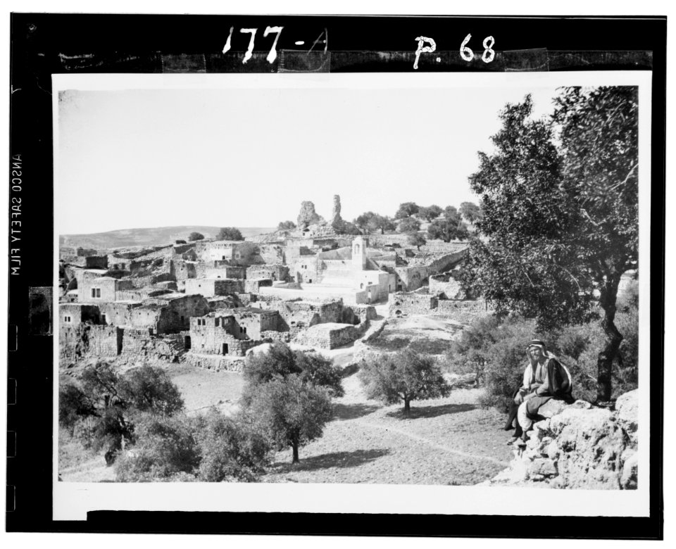 Mount of Olives, Bethany, etc. Bethany from the Slopes of Olivet LOC matpc.12313