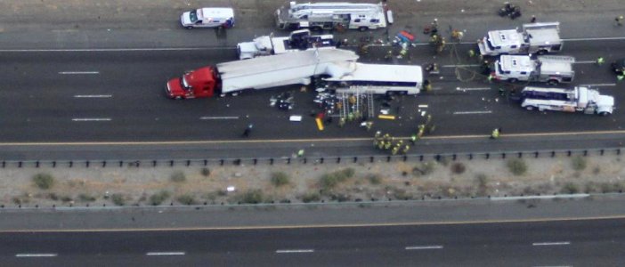 Motorcoach Collision With Combination Vehicle , Palm Springs, CA, Oct. 23, 2016 (36748697604)