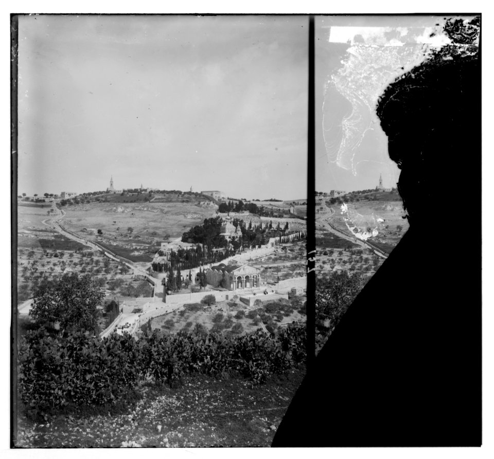 Mount of Olives, Bethany, etc. Mount of Olives from the city wall LOC matpc.07615