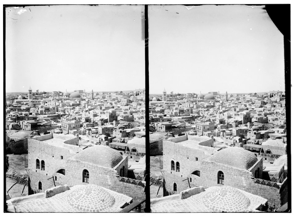 Mount of Olives, Bethany, etc. Jerusalem from Bezetha LOC matpc.00959