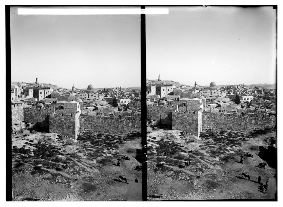 Mount of Olives, Bethany, etc. Jerusalem from the Governorate, (St. Paul's Hospice) LOC matpc.05098